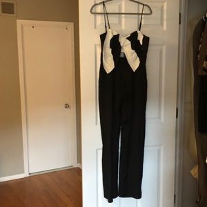 Black & White Bardot Jumpsuit NWT